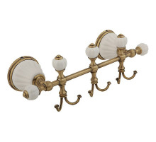 Вешалка для полотенец Migliore Olivia 17432 Бронза Белая