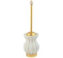 Ершик для унитаза Migliore Olivia 17517 Золото Белый