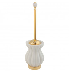 Ершик для унитаза Migliore Olivia 17455 Золото Белый