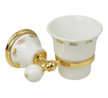 Стакан для зубных щеток Migliore Provance 17713 Золото Белый