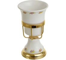 Стакан для зубных щеток Migliore Provance 17714 Золото Белый