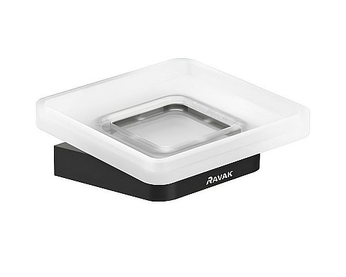 Заказать Мыльница Ravak 10° X07P556 Черная матовая в магазине сантехники Santeh-Crystal.ru