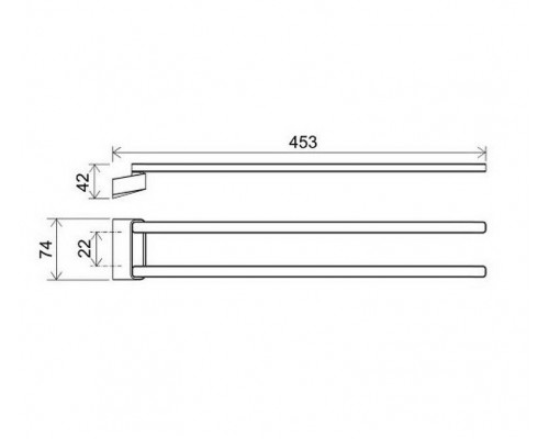 Приобрести Полотенцедержатель Ravak 10° X07P328 поворотный Хром в магазине сантехники Santeh-Crystal.ru