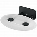 Сиденье для душа Ravak Ovo P II Clear/Black B8F0000056 Прозрачное Черное Сиденье для душа Ravak Ovo P II Clear/Black B8F0000056 Прозрачное Черное