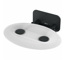 Сиденье для душа Ravak Ovo P II Clear/Black B8F0000056 Прозрачное Черное