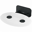 Сиденье для душа Ravak Ovo P II Opal/Black B8F0000057 Прозрачно-белое Черное Сиденье для душа Ravak Ovo P II Opal/Black B8F0000057 Прозрачно-белое Черное