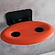 Заказать Сиденье для душа Ravak Ovo P II Orange/Black B8F0000058 Прозрачно-оранжевое Черное в магазине сантехники Santeh-Crystal.ru