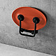 Заказать Сиденье для душа Ravak Ovo P II Orange/Black B8F0000058 Прозрачно-оранжевое Черное в магазине сантехники Santeh-Crystal.ru