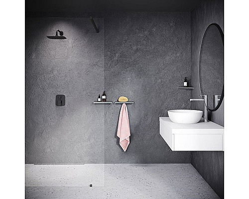 Santeh-Crystal.ru: Металлическая полка Ravak Slim S X07P575 Черный Хром Купить Металлическая полка Ravak Slim S X07P575 Черный Хром в магазине сантехники Santeh-Crystal.ru