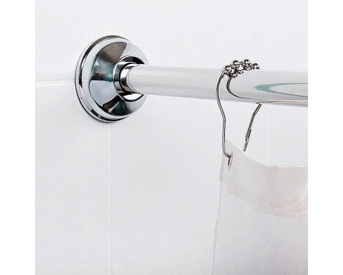 Приобрести Карниз для ванны Relisan Tugatty Polina 120x120 Гл000001700 Хром в магазине сантехники Santeh-Crystal.ru