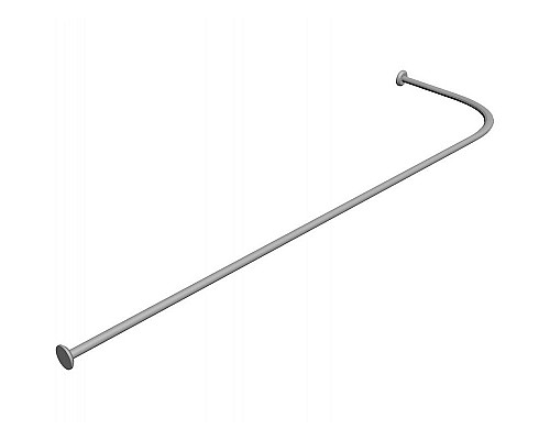 Заказать Карниз для ванны Relisan Tugatty 170х80 Гл000001217 Хром в магазине сантехники Santeh-Crystal.ru