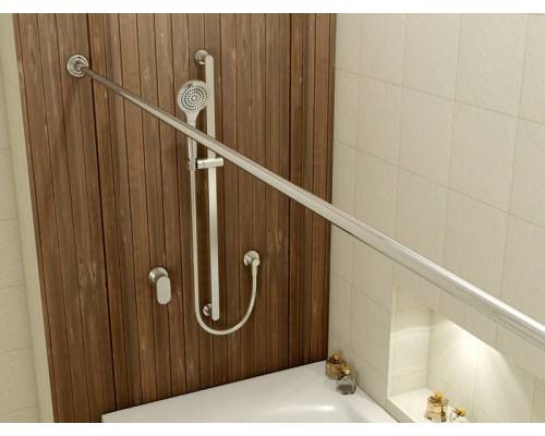 Купить Карниз для ванны Relisan Tugatty Trinity 170 Гл000009018 Хром в магазине сантехники Santeh-Crystal.ru