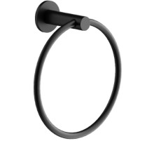 Кольцо для полотенец Sancos Base SC9029MB Черное матовое