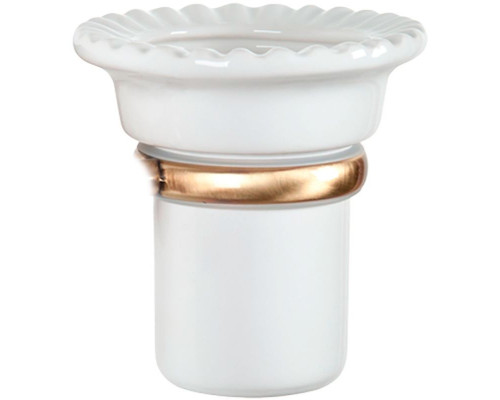 Приобрести Стакан для зубных щеток TW TWRIVA35 Белая в магазине сантехники Santeh-Crystal.ru