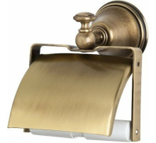 Держатель туалетной бумаги TW Harmony TWHA219br с крышкой Бронза