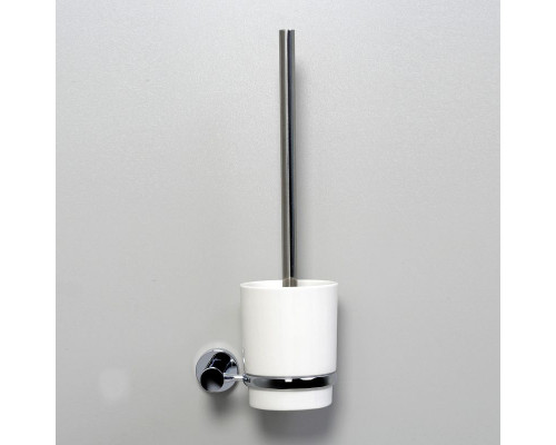 Заказать Ершик для унитаза WasserKRAFT K-28227 Хром Белый в магазине сантехники Santeh-Crystal.ru