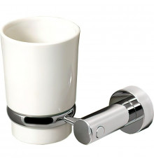 Стакан для зубных щеток WasserKRAFT K-28228 Хром Белый