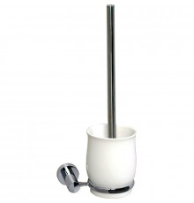 Ершик для унитаза WasserKRAFT K-24227 Хром Белый
