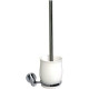Приобрести Ершик для унитаза WasserKRAFT K-24227 Хром Белый в магазине сантехники Santeh-Crystal.ru