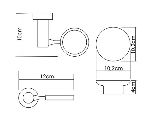 Купить Мыльница WasserKRAFT K-28229 Хром Белая в магазине сантехники Santeh-Crystal.ru