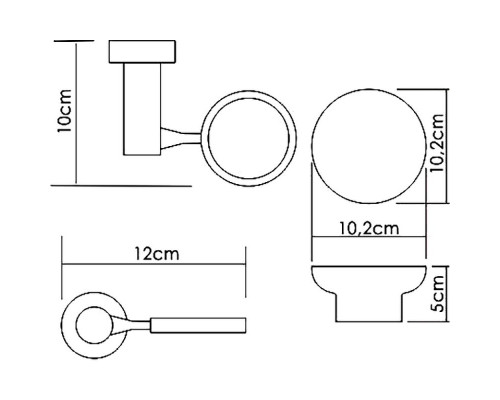 Заказать Мыльница WasserKRAFT K-24229 Хром Белая в магазине сантехники Santeh-Crystal.ru