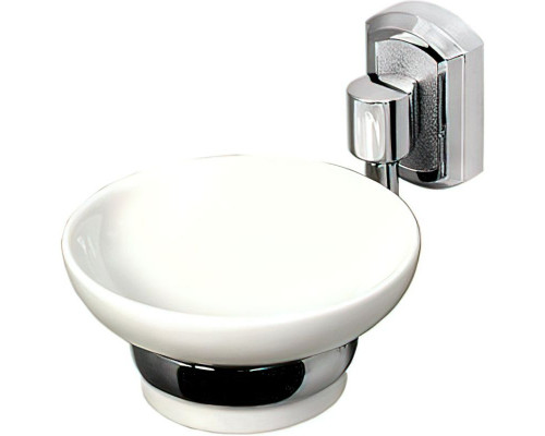 Приобрести Мыльница WasserKRAFT K-24129 Хром Белая в магазине сантехники Santeh-Crystal.ru