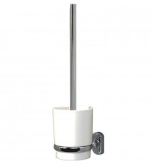 Ершик для унитаза WasserKRAFT K-28127 Хром Белый