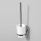 Купить Ершик для унитаза WasserKRAFT K-28127 Хром Белый в магазине сантехники Santeh-Crystal.ru