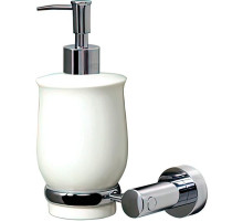 Дозатор для жидкого мыла WasserKRAFT K-24299 Хром Белый