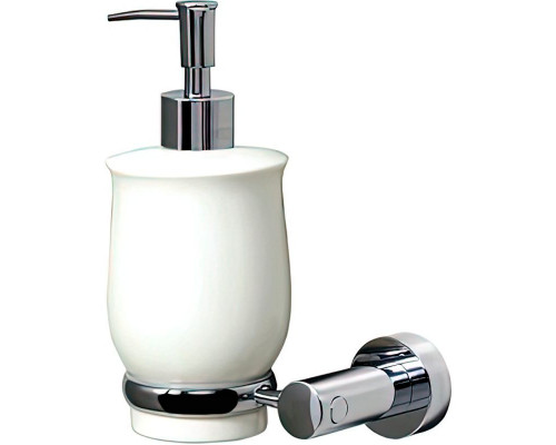 Приобрести Дозатор для жидкого мыла WasserKRAFT K-24299 Хром Белый в магазине сантехники Santeh-Crystal.ru