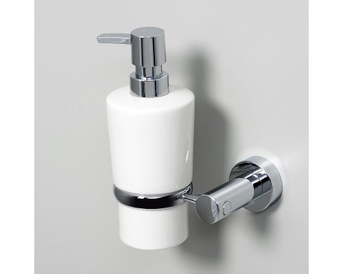 Купить Дозатор для жидкого мыла WasserKRAFT K-28299 Хром Белый в магазине сантехники Santeh-Crystal.ru