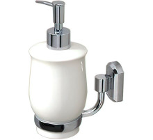Дозатор для жидкого мыла WasserKRAFT K-24199 Хром Белый