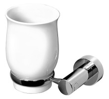 Стакан для зубных щеток WasserKRAFT K-24228 Хром Белый