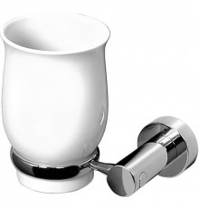 Стакан для зубных щеток WasserKRAFT K-24228 Хром Белый