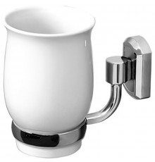 Стакан для зубных щеток WasserKRAFT K-24128 Хром Белый