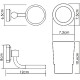 Заказать Стакан для зубных щеток WasserKRAFT K-28128 Хром Белый в магазине сантехники Santeh-Crystal.ru