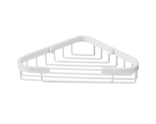 Приобрести Полка корзина WasserKRAFT K-733W угловая Белая в магазине сантехники Santeh-Crystal.ru