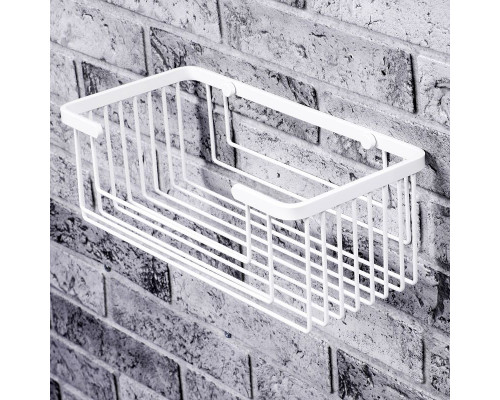 Купить Полка корзина WasserKRAFT K-711W Белая в магазине сантехники Santeh-Crystal.ru