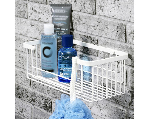 Купить Полка корзина WasserKRAFT K-711W Белая в магазине сантехники Santeh-Crystal.ru