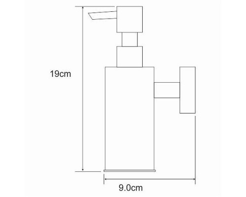 Заказать Дозатор для жидкого мыла WasserKRAFT K-1399 Хром в магазине сантехники Santeh-Crystal.ru
