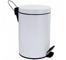 Ведро для мусора WasserKRAFT K-635W Белое матовое