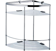 Полка корзина WasserKRAFT K-522 угловая Хром