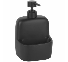 Дозатор для жидкого мыла WasserKRAFT K-8499BLACK с емкостью для губки Черный матовый