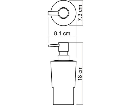 Заказать Дозатор для жидкого мыла WasserKRAFT K-C179 Белый в магазине сантехники Santeh-Crystal.ru