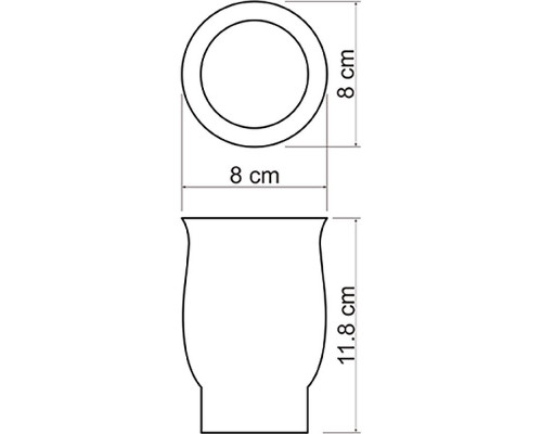 Заказать Стакан для зубных щеток WasserKRAFT K-C184 Белый в магазине сантехники Santeh-Crystal.ru