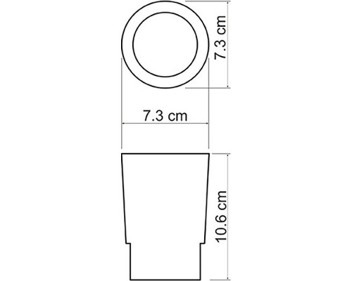 Заказать Стакан для зубных щеток WasserKRAFT K-C180 Белый в магазине сантехники Santeh-Crystal.ru