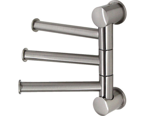 Приобрести Полотенцедержатель WasserKRAFT K-1053N поворотный Никель в магазине сантехники Santeh-Crystal.ru