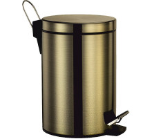 Ведро для мусора WasserKRAFT K-633LB Светлая бронза