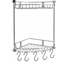 Полка корзина WasserKRAFT K-1222 угловая Хром