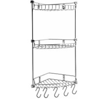 Полка корзина WasserKRAFT K-1233 угловая Хром